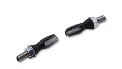Stop Highsider Spark LED cu semnalizare 3 în 1, negru/fumuriu, omologat E (pereche)