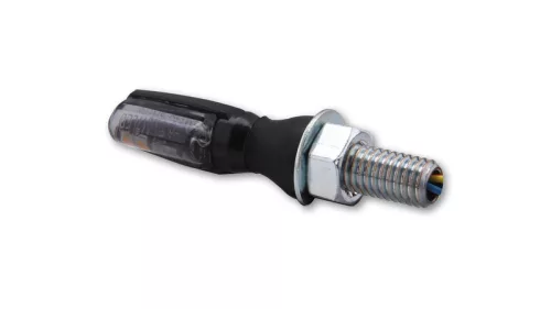 Stop Highsider Spark LED cu semnalizare 3 în 1, negru/fumuriu, omologat E (pereche)