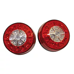   Stop Highsider LED pentru ATV cu semnalizare 3 în 1, negru/roșu, omologat E (pereche)