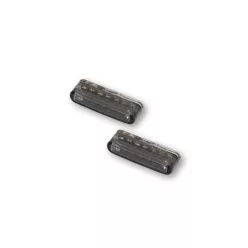   Stop Highsider Shorty LED cu semnalizare 3 în 1, dispersor fumuriu, spate (pereche)