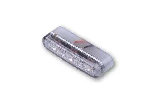 Stop Highsider Shorty 2 Pro modul LED cu semnalizare 3 în 1, dispersor fumuriu, omologat E (pereche)