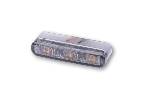 Stop Highsider Shorty 2 Pro modul LED cu semnalizare 3 în 1, dispersor fumuriu, omologat E (pereche)