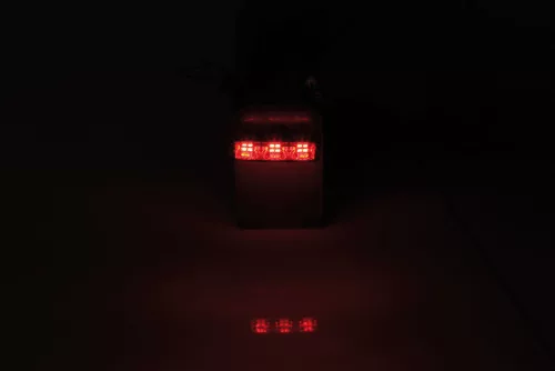 Stop Highsider Shorty 2 Pro modul LED cu semnalizare 3 în 1, dispersor fumuriu, omologat E (pereche)