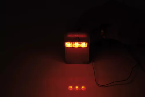Stop Highsider Shorty 2 Pro modul LED cu semnalizare 3 în 1, dispersor fumuriu, omologat E (pereche)