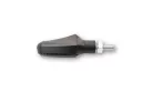Stop Highsider Shorty-Fin LED cu semnalizare 3 în 1, corp negru, dispersor fumuriu, spate (pereche)