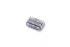 Stop Highsider Modul-1 Pro LED cu semnalizare 3 în 1, dispersor fumuriu, spate (pereche)
