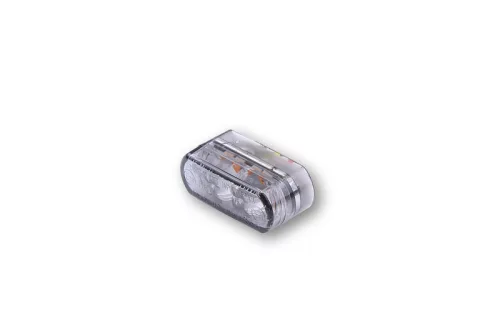 Stop Highsider Modul-1 Pro LED cu semnalizare 3 în 1, dispersor fumuriu, spate (pereche)