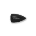 Stop Highsider Montana Bullet LED cu semnalizare 3 în 1, negru mat, dispersor fumuriu (pereche)