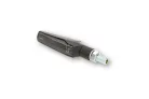 Stop Highsider Fineline LED cu semnalizare 3 în 1, corp negru, dispersor fumuriu, spate (pereche)