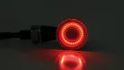 Stop Highsider Apollo Classic LED cu semnalizare 3 în 1, negru/fumuriu, omologat E (pereche)