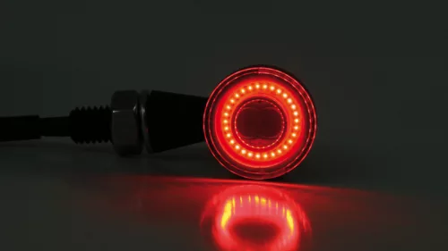 Stop Highsider Apollo Classic LED cu semnalizare 3 în 1, negru/fumuriu, omologat E (pereche)