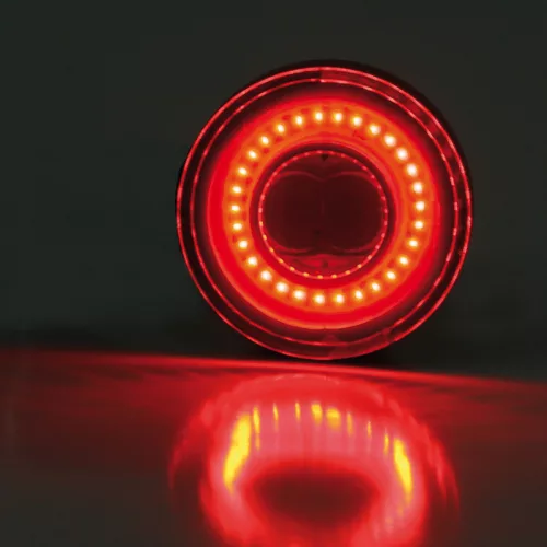 Stop Highsider Apollo Classic LED cu semnalizare 3 în 1, crom/fumuriu, omologat E (pereche)