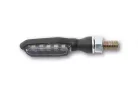 Stop Highsider Sonic-X1 LED cu semnalizare 3 în 1, negru/fumuriu, omologat E (pereche)