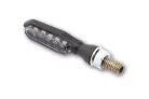 Stop Highsider Sonic-X1 LED cu semnalizare 3 în 1, negru/fumuriu, omologat E (pereche)