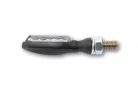 Stop Highsider Sonic-X1 LED cu semnalizare 3 în 1, negru/fumuriu, omologat E (pereche)
