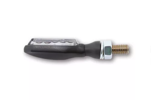 Stop Highsider Sonic-X1 LED cu semnalizare 3 în 1, negru/fumuriu, omologat E (pereche)