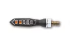 Stop Highsider Sonic-X1 LED cu semnalizare 3 în 1, negru/fumuriu, omologat E (pereche)