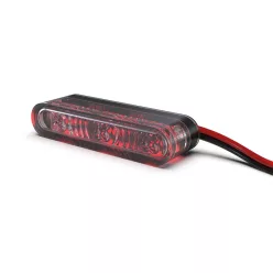   Stop Highsider Star-MX1 Pro modul LED cu semnalizare 3 în 1, negru/fumuriu, omologat E (pereche)