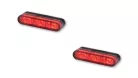 Stop Highsider Star-MX1 Pro modul LED cu semnalizare 3 în 1, negru/fumuriu, omologat E (pereche)
