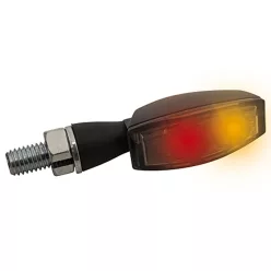   Stop Highsider Blaze LED cu semnalizare 3 în 1, negru/fumuriu, omologat E (pereche)