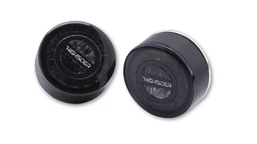 Stop Highsider Rocket modul LED cu semnalizare 3 în 1, negru/fumuriu, omologat E (pereche)