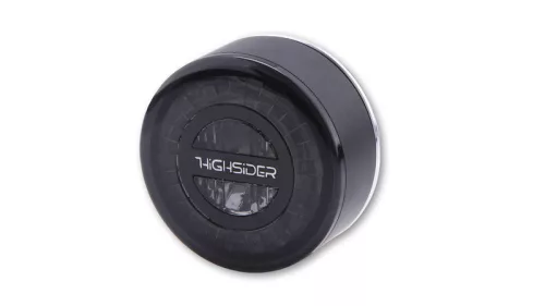 Stop Highsider Rocket modul LED cu semnalizare 3 în 1, negru/fumuriu, omologat E (pereche)