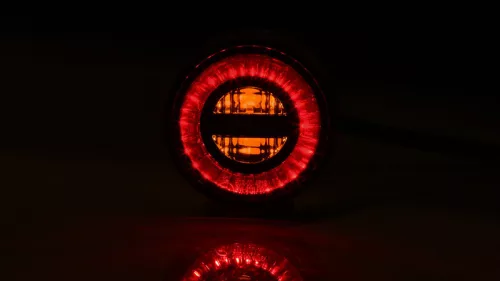 Stop Highsider Rocket modul LED cu semnalizare 3 în 1, negru/fumuriu, omologat E (pereche)