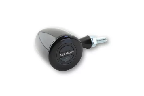 Stop Highsider Rocket Classic LED cu semnalizare 3 în 1, negru/fumuriu, omologat E (pereche)