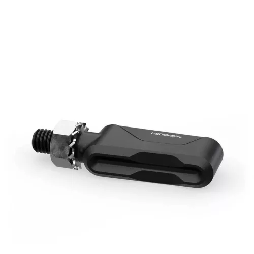 Stop Highsider Ventura-Trek LED cu semnalizare 3 în 1, negru mat, dispersor fumuriu (pereche)