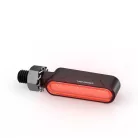 Stop Highsider Ventura-Trek LED cu semnalizare 3 în 1, negru mat, dispersor fumuriu (pereche)