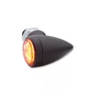 Stop Highsider Sixteen Bullet LED cu semnalizare 3 în 1, negru/fumuriu, omologat E (pereche)