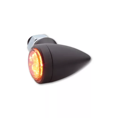 Stop Highsider Sixteen Bullet LED cu semnalizare 3 în 1, negru/fumuriu, omologat E (pereche)