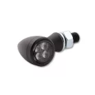 Stop Highsider Sixteen Bullet LED cu semnalizare 3 în 1, negru/fumuriu, omologat E (pereche)