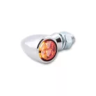 Stop Highsider Sixteen Bullet LED cu semnalizare 3 în 1, crom/fumuriu, omologat E (pereche)