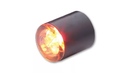 Stop Highsider Proton modul LED cu semnalizare 3 în 1, negru/fumuriu, omologat E (pereche)
