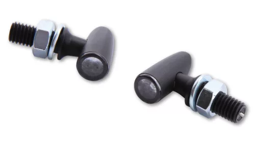 Stop Highsider Proton One LED cu semnalizare 3 în 1, negru/fumuriu, omologat E (pereche)
