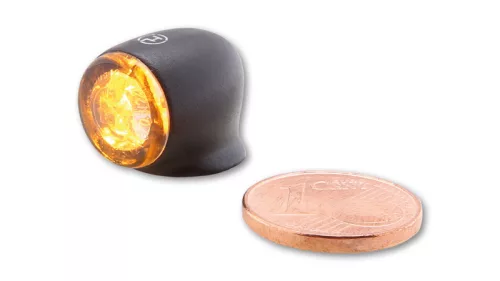 Stop Highsider Proton Two LED cu semnalizare 3 în 1, negru/fumuriu, omologat E (pereche)