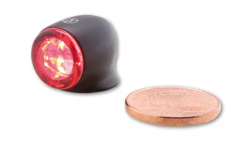 Stop Highsider Proton Two LED cu semnalizare 3 în 1, negru/fumuriu, omologat E (pereche)