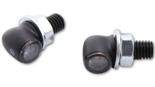 Stop Highsider Proton Two LED cu semnalizare 3 în 1, negru/fumuriu, omologat E (pereche)