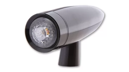 Stop Highsider Mono Bullet LED lung, negru/transparent (bucată)