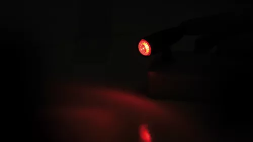 Stop Highsider Mono Bullet LED lung, negru/transparent (bucată)