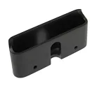 Carcasă aluminiu Highsider Stripe pentru stop sau semnalizator LED, negru (bucată)