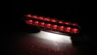 Stop Highsider Boston LED, negru, omologat E (bucată)