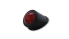 Stop Highsider Old School tip 1 LED, negru, dispersor roșu, omologat E (bucată)