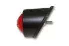 Stop Highsider Old School tip 1 LED, negru, dispersor roșu, omologat E (bucată)