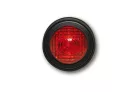 Stop Highsider Old School tip 1 LED, negru, dispersor roșu, omologat E (bucată)
