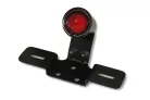 Stop Highsider Old School tip 3 LED cu suport număr, negru, omologat E (bucată)
