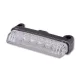 Stop Highsider Mini LED, negru, dispersor transparent, omologat E (bucată)
