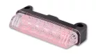 Stop Highsider Mini LED, negru, dispersor transparent, omologat E (bucată)