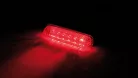 Stop Highsider Mini LED, negru, dispersor transparent, omologat E (bucată)